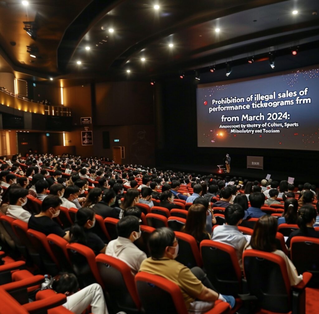 매크로 프로그램을 이용한 공연관람권 부정 판매 금지: 문화체육관광부 발표 2 문체부1